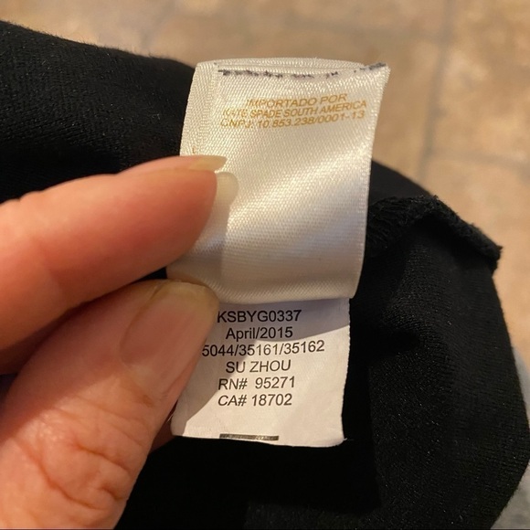 KATE SPADE Girls Black Bow Skirt Size Medium - Picture 7 of 7